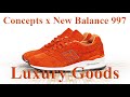 Кроссовки New Balance 997 x Concepts "Luxury Goods", Обзор самой яркой версии New Balance 997