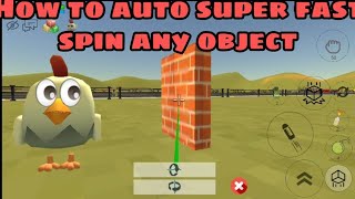 How to flip any object automatically and super fast | chicken gun