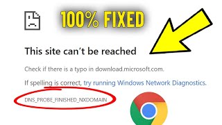 Fix DNS_PROBE_FINISHED_NXDOMAIN in Chrome | How To Solve dns probe finished nxdomain on Error chrome