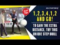 Gain Distance With This Step Drill [ Golf Tips Vol.33 by Ted Oh ]