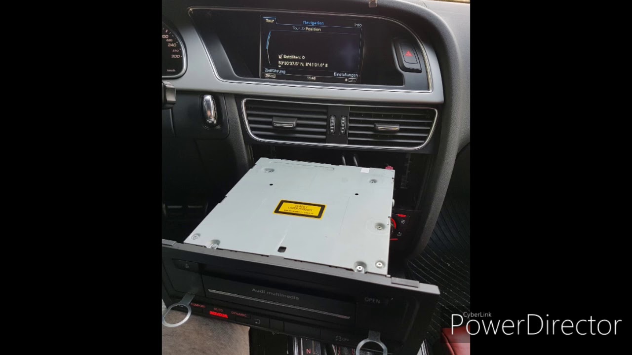 Audi a4 a5 3gp+ gps antenne defekt ersetzen mit fakra YouTube