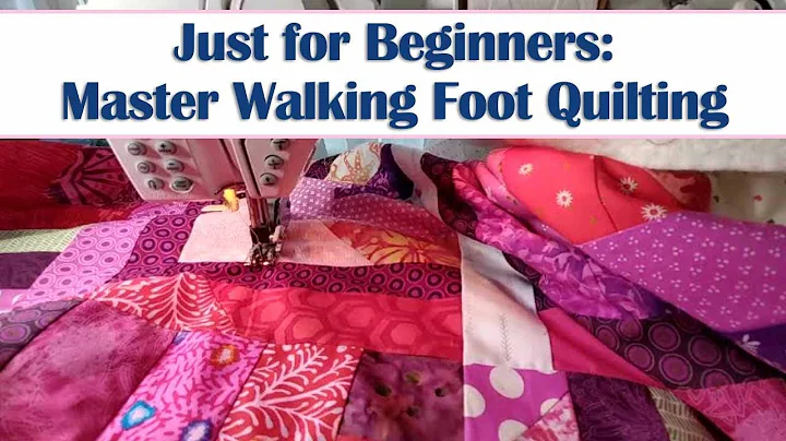 Master Walking Foot Quilting Techniques (Even If You're A Beginner!)