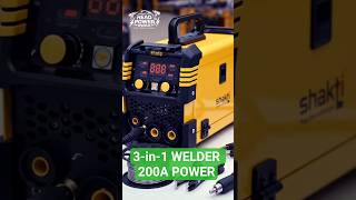 3-in-1 Welding Machine Review 🔥 200A MIG + MMA + Flux Core | Best Welding Machine India #Shorts