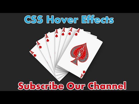 Card Hover Effects using HTML, CSS / W Tutorails