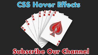 Card Hover Effects using HTML, CSS / W Tutorails