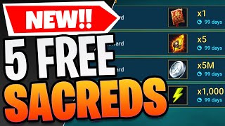 How to get 5 FREE SACRED SHARDS and more in Raid Shadow Legends