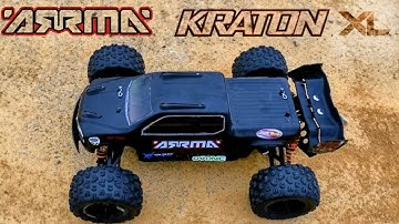 Arrma Kraton XL aka The Black Mamba. Hardest Basher.