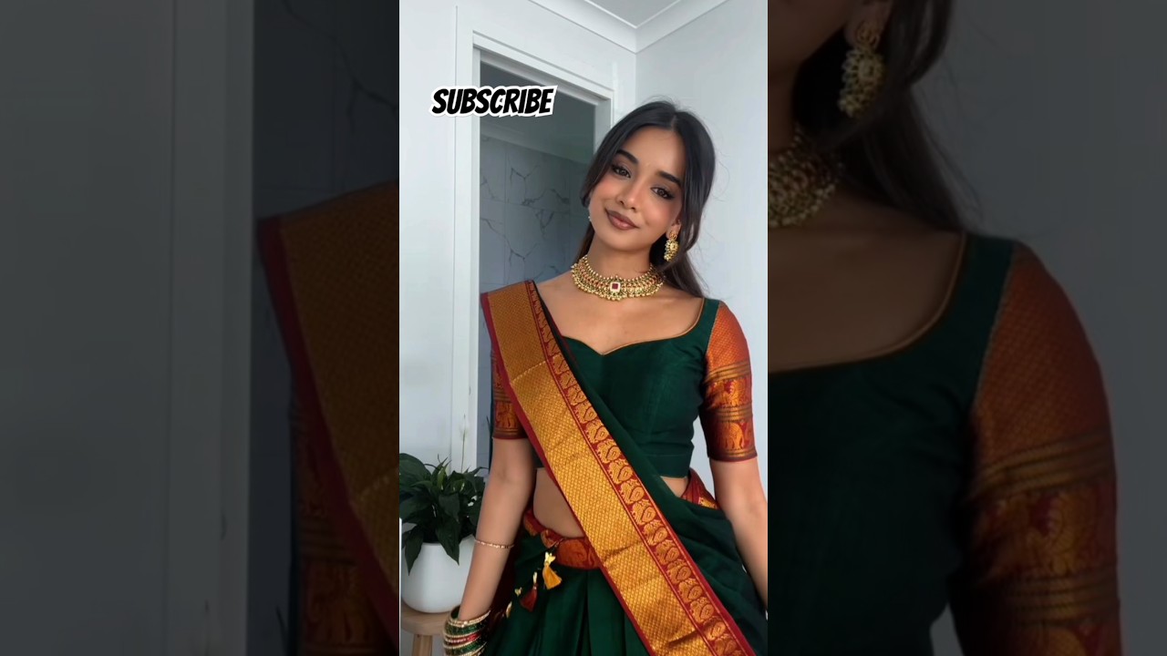 South indian saree #shorts #fashion #trending