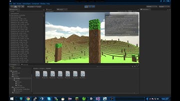 Unity3D infinite voxel world generating v2.1
