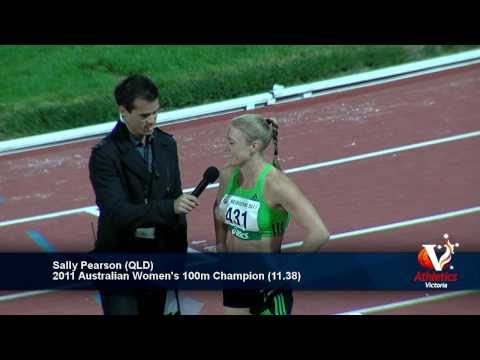 Women's 100m Final - 2011 Australian Athletics Cha...