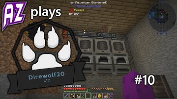 AZ Plays Direwolf20 1.12.2 #10 - Automated Ore Processing