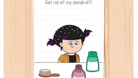 Brain test 4 Level 10 Get rid of my Dandruff Walkthrough