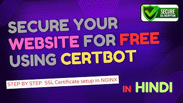 Secure Your Website for Free: Step-by-Step SSL Certificate Setup  in Nginx with Certbot