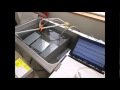 投込振動子型超音波洗浄機　Ultrasonic experiment