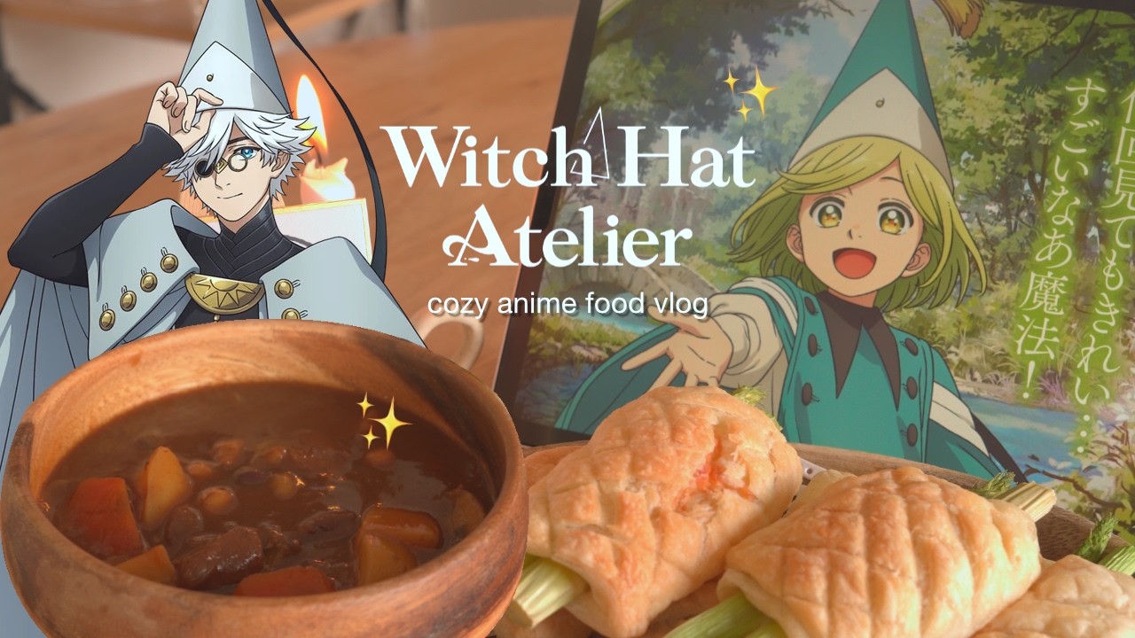 Cooking Anime Food in Real Life 🍳 Witch Hat Atelier ✨ Stew and Pie