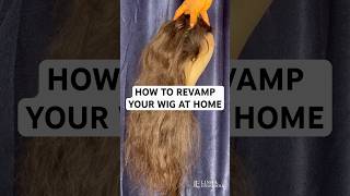 HOW TO REVAMP YOUR WIG AT HOME #hairstyling #wigrevamp #hair #wigfix