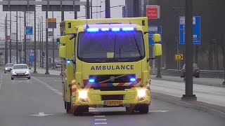 (Luchthoorn) A1 IC-Ambulance 13-302 vanaf Alkmaar naar UMCG Groningen. #54