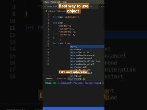 Javascript Best Coding