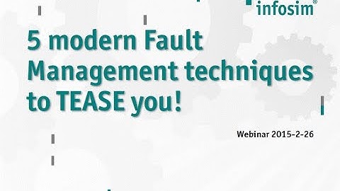 GWD 2015-02-26: 5 modern Fault Management techniques to TEASE you!