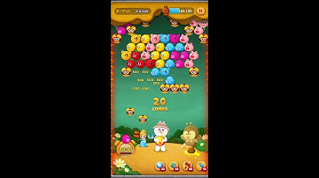 LINE バブル2　STAGE 1827　黄金コニー　Golden Cony　LINE BUBBLE 2