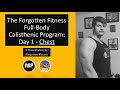 The forgotten fitness fullbody calisthenic program  day 1  chest
