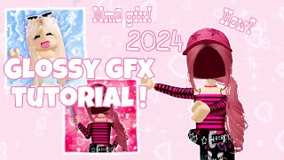 Roblox Glossy gfx tutorial (Mobile) || 2024 ||  mm2 gfx #viral