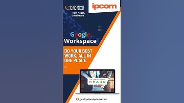 IP COM - Google Workspace #coimbatore