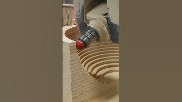 5 Axis CNC Router Cutting a Dome Form. #cnc #cncrouter #woodworking