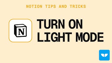 Notion Light Mode - How to Switch