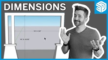 Dimensions: SketchUp vs LayOut - Skill Builder