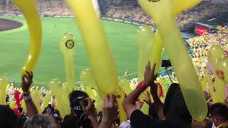 (ナイター)ラッキーセブンのジェット風船