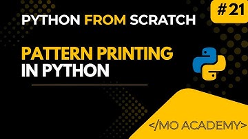 Python Pattern Printing Explained | Stars, Numbers & Shapes Using Loops | MO Academy 2025–2026