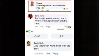 xavier vs david meme #3