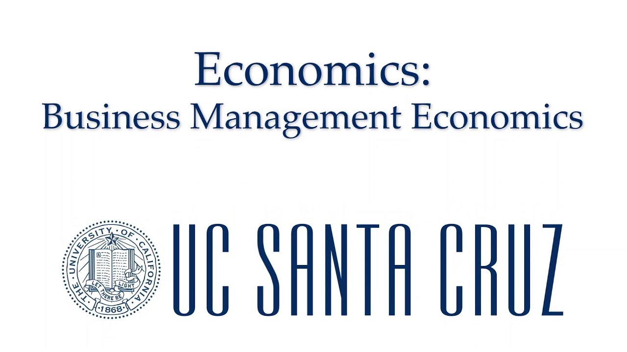 Business Management Economics - UCSC Majors - YouTube