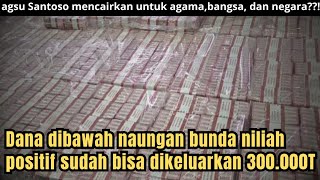 Funds under Bunda Niliah's authority are confirmed and ready to be released, totaling 300,000 tri...