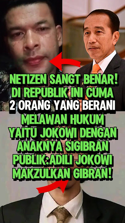GEGER!! NETIZEN SEBUT CUMA DUA ORANG YANG BERANI MELAWAN HUKUM DI REPUBLIK INI #shorts