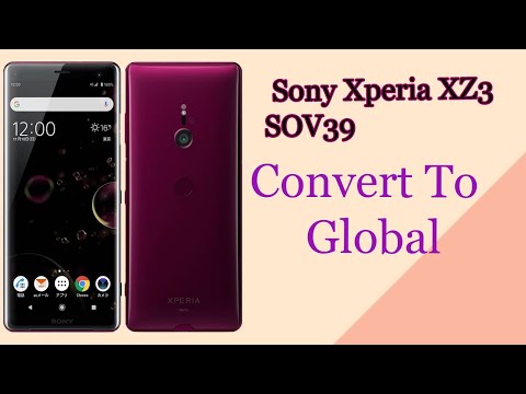 Sony Xperia Xz3 Convert To Global Rom Sov39 Asif Bilal Youtube