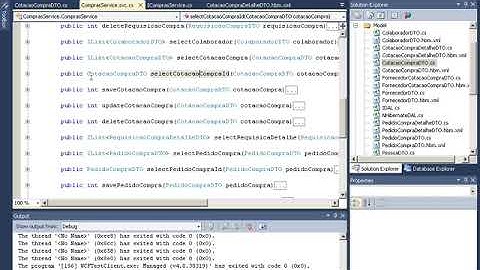 T2Ti ERP 2.0 - C# - Gestão de Compras - 08   Servidor WCF   Cotacao