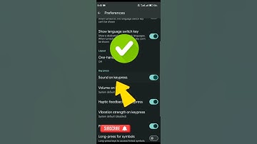How to ON/OFF Keyboard Sound | Keyboard Setting #shorts#mobilelegends