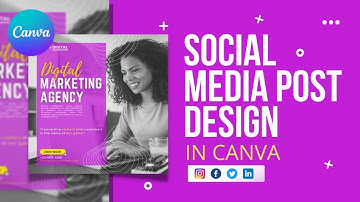 #canva Social Media Post Design | Instagram Post Design In Canva | Tutorial | 2022