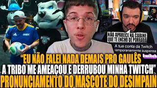 MASCOTE DO DESIMPAIN SE PRONUNCIA E REVELA O QUE FALOU PRO GAULÊS NA HORA DO PÊNALTI PRESIDENTE!