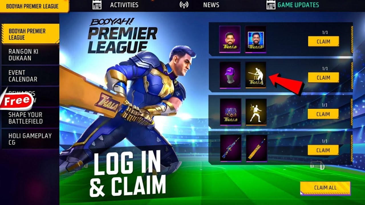 CONFIRM! 🤯 Thala Event Free Fire! 🥳💥 Free Character + All Free Rewards | Free Fire New Event Today