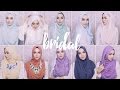 11 different styles for hijabi bride!