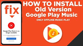 How To Install Old Version Google Play Music | Google play music is no longer available Problem Fix screenshot 1