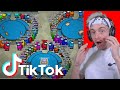 reacting to among us tik toks and trying not to laugh... (so funny)