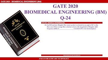 GATE2020 Biomedical Engineering Solved Question - Q24 (Tamil)