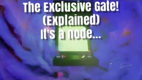 Dreams Ps4 Exclusive Gate Tutorial (How to use exclusive gate)