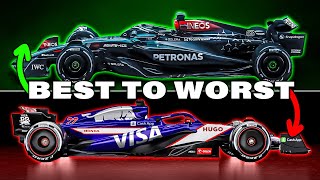 My Best to Worst 2024 F1 Cars RANKED