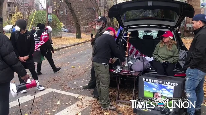 Trump supporters, Black Lives Matter clash at Governor's Mansion in Albany