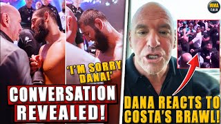 Footage SHOWS what Khamzat Chimaev told Dana White after UFC 294! Dana REACTS to Paulo Costa&#39;s BR4WL